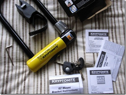 Kryptonite lock parts