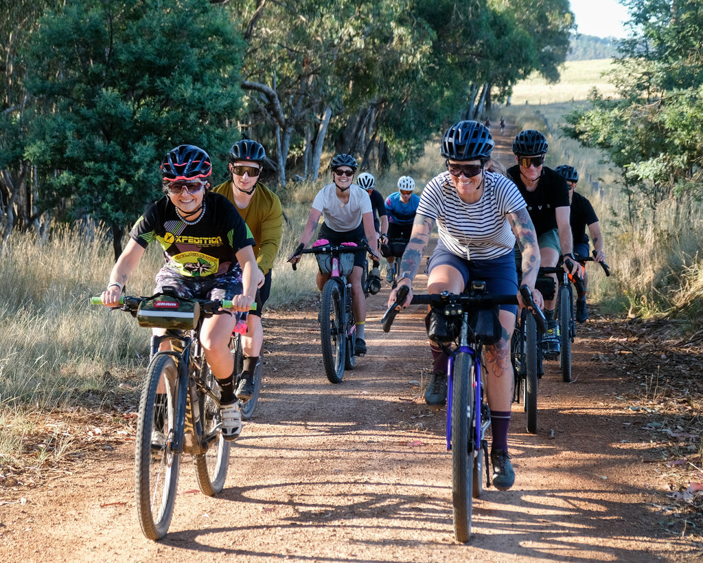 Cyclist riding without lycra