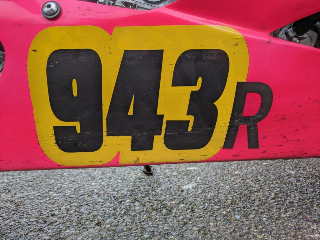 First attempt at applying race numbers