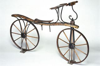 Baron Karl von Drais in France is credited with inventing the