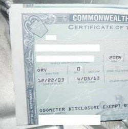 Pennsylvania Off-Road Vehicle Title