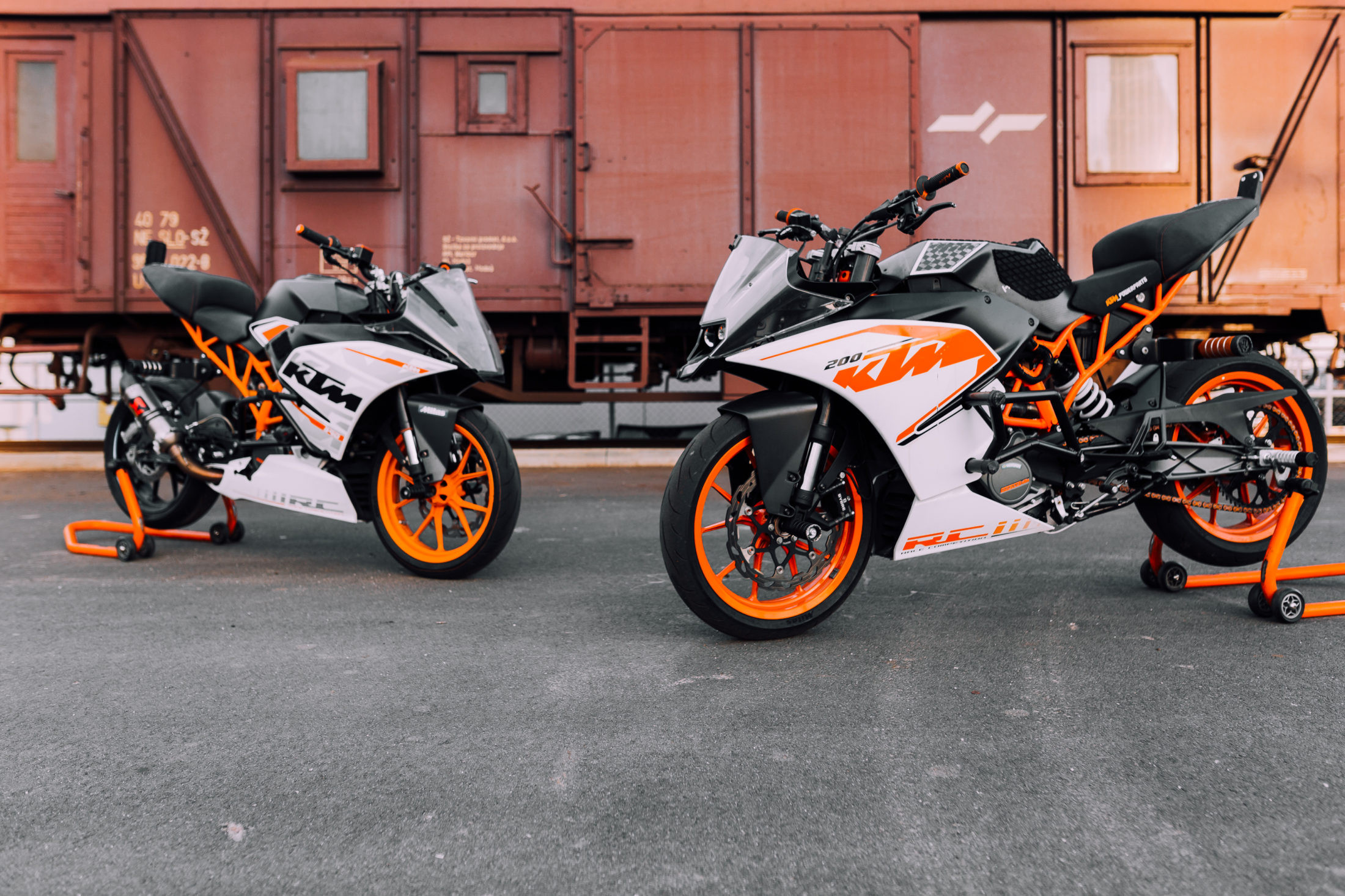 Motorcycle drifting action