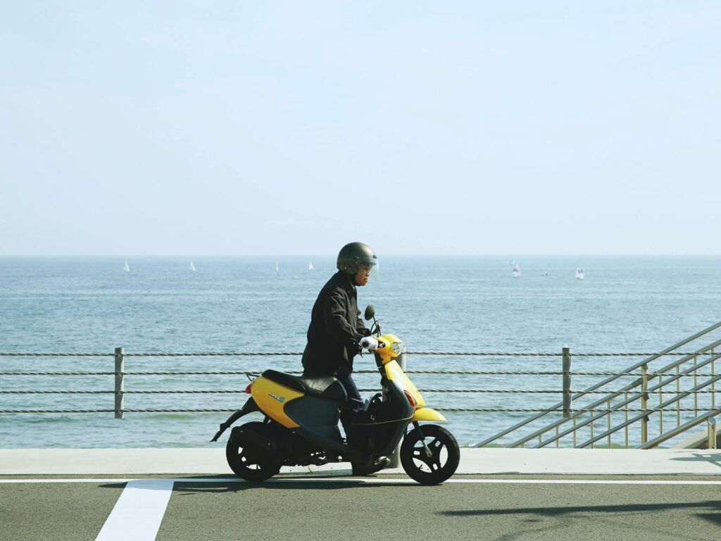 A 125cc scooter with an automatic transmission