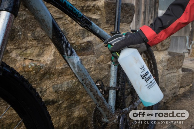 Cleaning a Mountain Bike