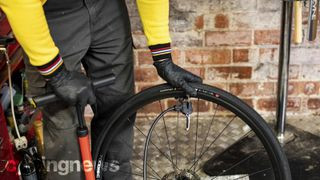 Inflating Bike Tire Pressure