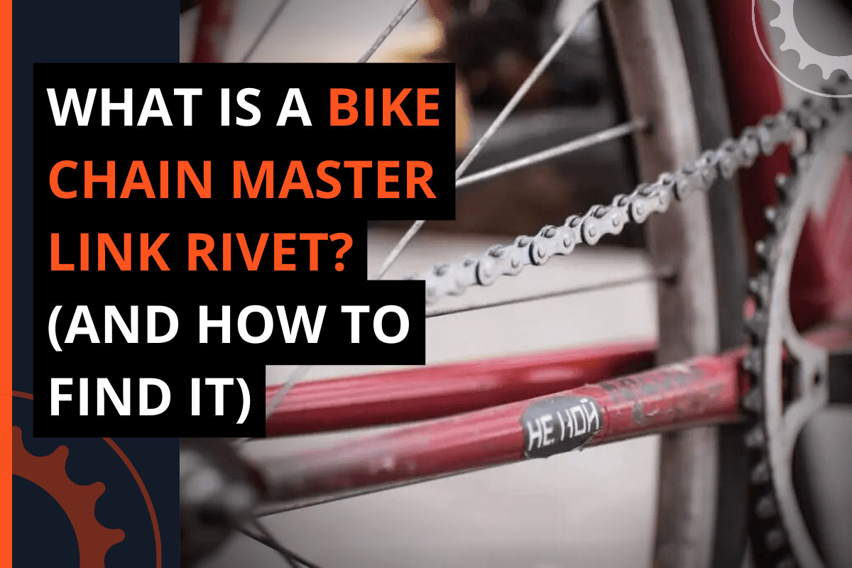Bike chain master link identified