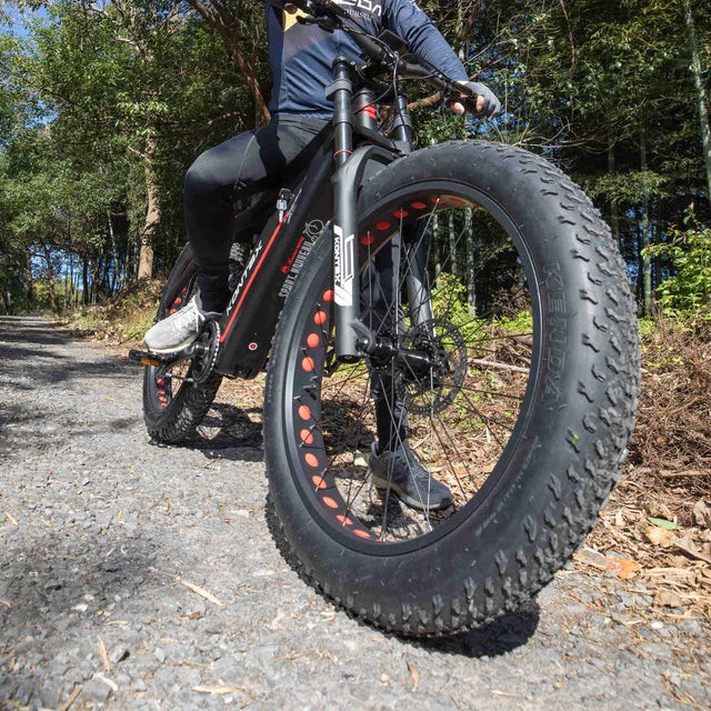 Cyclists with Fat Tires