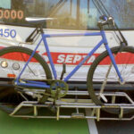 A SEPTA sign displaying the micromobility policy