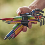 Selection of hex keys for bicycle assembly